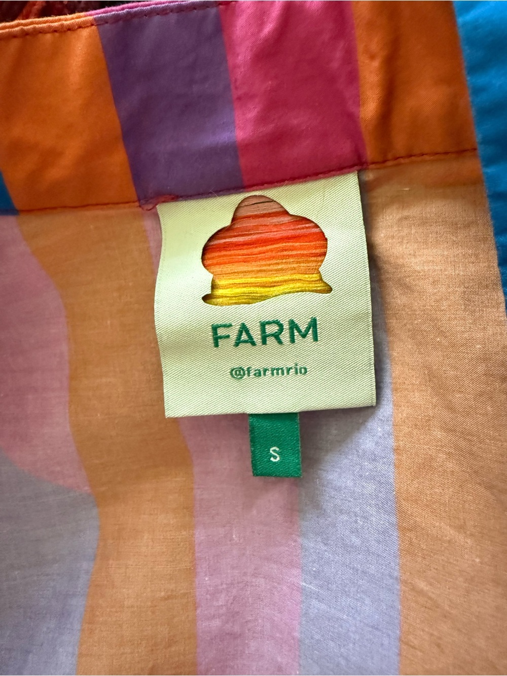 FARM Rio Bright Multicolor Chevron Mini Dress - Picture 6 of 7